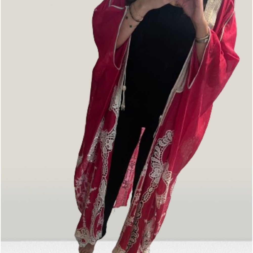 Open abaya bischt from Dubai caftan cover up beach wear